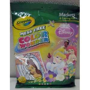 Hallmark Crayola KOB90443 Mess Free Disney Princess Color 