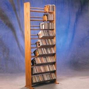  504 CD Storage Rack Finish Dark Electronics