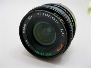  28mm F2.8 Macro wide angle lens for Canon FD mt.  