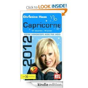 Capricorne 2012 (French Edition) Christine HAAS  Kindle 