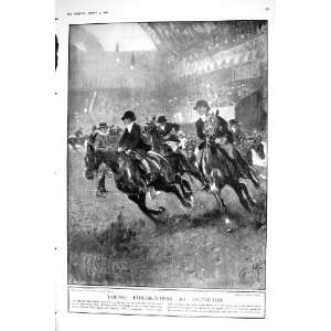 1921 CHILDREN NATIONAL PONY SHOW ISLINGTON HOLIDAY HORSES LLOYD GEORGE 