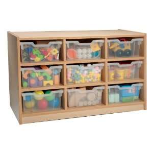  Clear Trays Storage Unit 9 Trays: Office Products