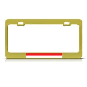 Indonesia Flag Indonesian Country Metal License Plate Frame Tag Holder