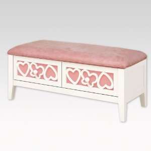  WONDERLAND BEDSIDE BENCH WHITE