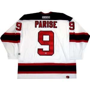  Zach Parise Replica White New Jersey Devils Jersey Sports 