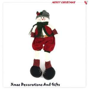  HOTER® 20 inch Handmade Soft Leg Snowman Plush Figure Toy 