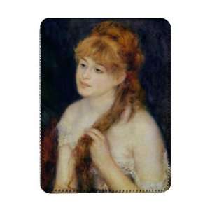  Young Woman Braiding her Hair, 1876 (oil on   iPad Cover 