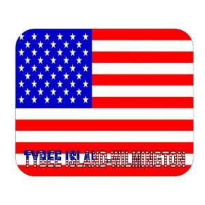 US Flag   Tybee Island Wilmington, Georgia (GA) Mouse Pad 