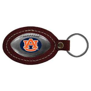  Auburn Tigers NCAA Football Key Tag (Leather): Sports 