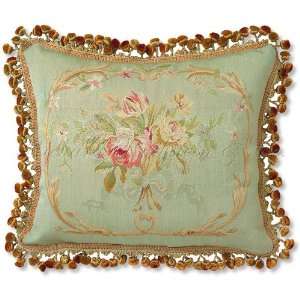  Classic French Tapestry Aubusson Pillow