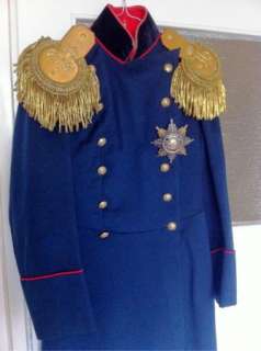 Rare antique Imperial Russian Colonels uniform tunic,epolets&breast 