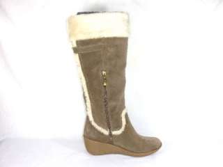 New Authentic Guess Boots By Marciano Jefter Taupe Fur Lined Natural 