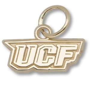  UCF (Central Florida) Knights 3/16 UCF Charm   Gold 
