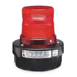  FEDERAL SIGNAL AV1 024R Warning Light,Red,24VDC,Sounder 