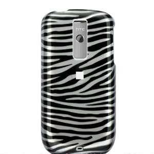  T Mobile HTC MyTouch 3G Case   Silver Zebra Design Hard 