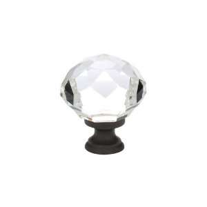  Emtek 86209US15A Pewter Diamond Diamond 1 3/4 Crystal Cabinet 