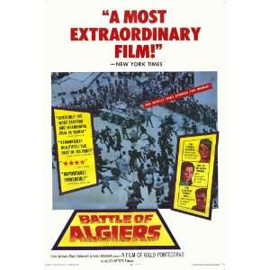  Battle of Algiers (1968) 27 x 40 Movie Poster Style A 