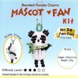   Own Miyuki Mascot Bead Charm Kit   Panda Bear Arts, Crafts & Sewing