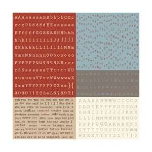  Prima En Francais Typeset Alphabet Cardstock Stickers 12 