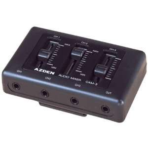  AWM Azden Cam3 3 Channel Microphone Mixer Electronics