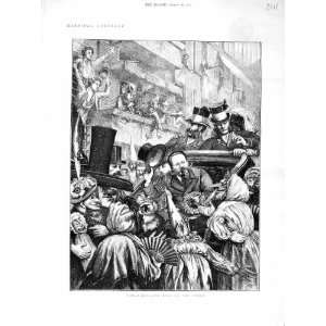  1872 King Corso LAllegro Carriage Street Scene Print 