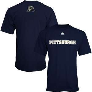   adidas Pittsburgh Panthers Navy Prime Time T shirt: Sports & Outdoors