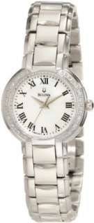 Womens Bulova Diamond 96R159 Quartz movement White MOP dial watch NEW 