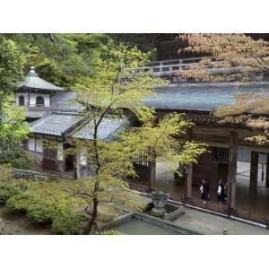  Monks Inside Main Sanmon Gate at Eiheiji Temple 