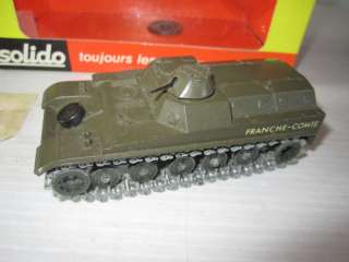 Vintage Solido Militaires AMX 13 VTT #227B Army Tank  