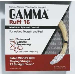  Gamma RUFF Tennis String Set