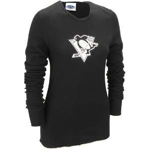 Majestic Threads Pittsburgh Penguins Womens Baby Long Sleeve Thermal 