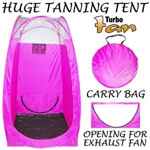Pink Colored Professional Airbrush and Turbine Spray Tanning Tent 