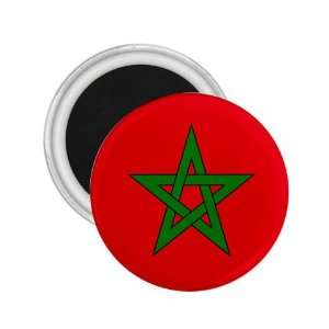   Magnet 2.25 Flag National of Morocco  