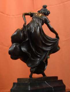 Art Deco Tänzerin Dancer Bronze Statue Ernst Seger  