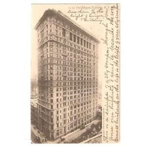 Vintage Postcard The Empire Building NYC 1908