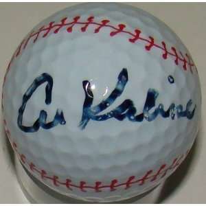 Al Kaline x2 SIGNED Baseball Golf Ball PSA:  Sports 