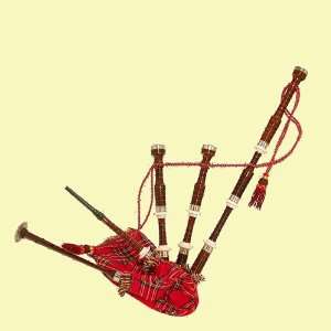  Royal Stewart Rosewood Bagpipe Musical Instruments