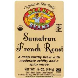  Sumatran French Roast Coffee   1 lb.
