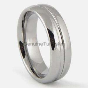 7mm Tungsten Rings Rare Shiny Wedding Bands Size 6 15  