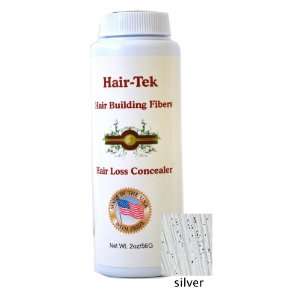 Hair tek Hair Building Fibers Instantly Conceal Balding Color Silver 