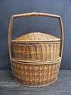   WEDDING BASKET Woven From Rattan Traditional Asia Asian Malaysia