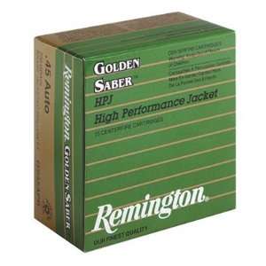  Remington Golden Saber Hpj Handgun Ammunition Rem Ammo 