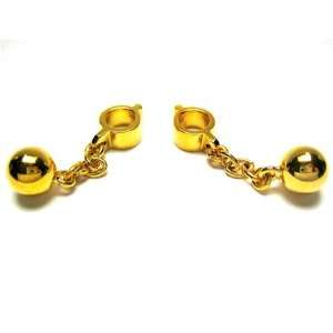  Gold Ball And Chain Cufflinks Jewelry