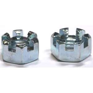 11 Slotted Hex Nuts / Steel / Zinc / 250 Pc. Carton  