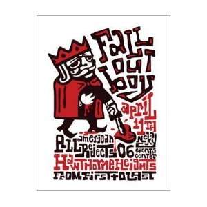  FALL OUT BOY   Limited Edition Concert Poster   by Travis 