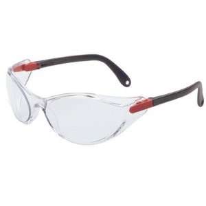  Uvex S1700 Bandido Safety Eyewear, Hot Red and Black Frame 