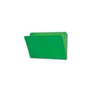  Smead Colored Top Tab File Folder, Green, Legal Size, 11 