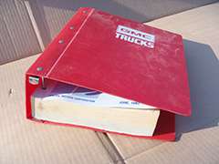 1985 1990 GMC P Truck Parts & Illustration Catalog Manual Motorhome 