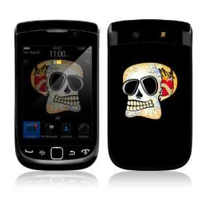  BlackBerry Torch 9800 Decal Skin   Skull 