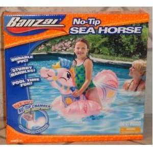  Banzai No Tip Sea Horse Inflatable Pool Toy: Toys & Games